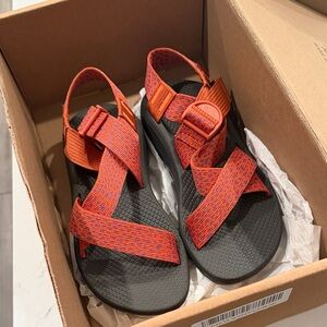 Chaco Orange and Gray Women's Sandals